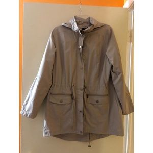 Style & co light hooded jacket